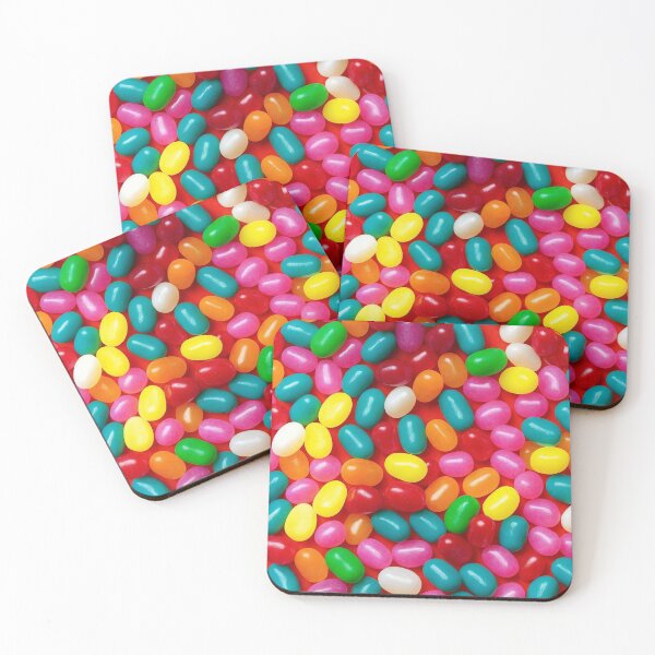 Item preview, Vibrant Jellybean Candy Close-Up Pattern designed and sold by ArtComixHaven.