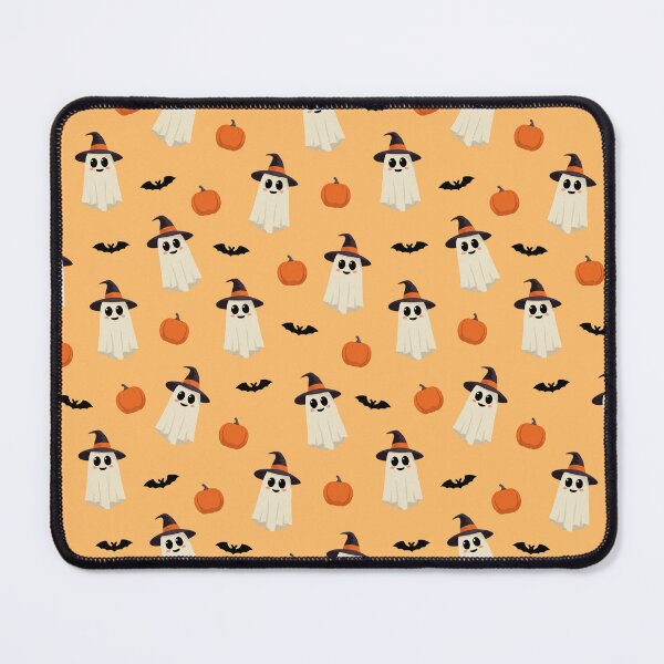 Item preview, Spooky Ghost Pumpkins and Bats Pattern designed and sold by ChaosDesigns876.