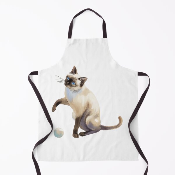 Item preview, Playful_Siamese_Kitten_Watercolor designed and sold by kojinho.
