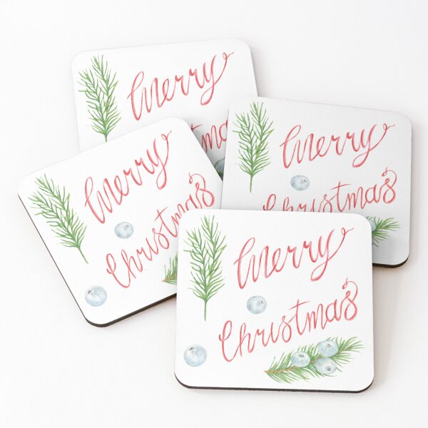 Item preview, Festive inscription "Merry Christmas" designed and sold by IrinaAvdeeva.