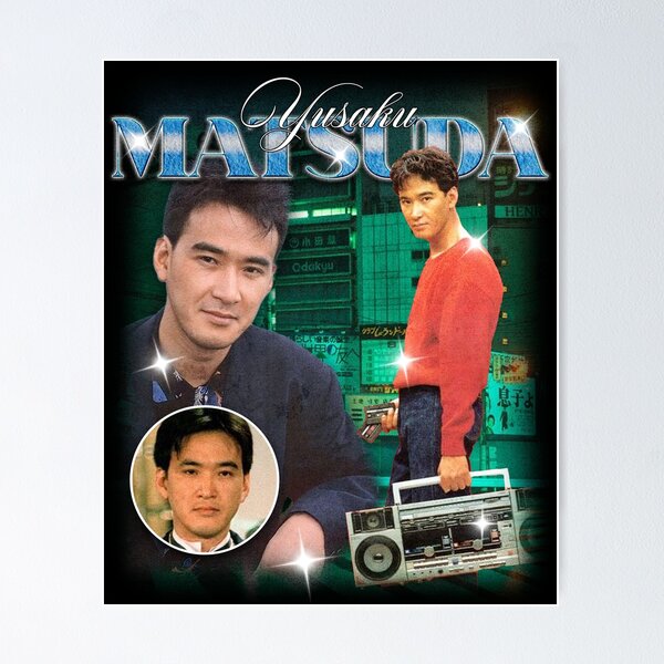 Item preview, Yusaku Matsuda 90s Bootleg Style designed and sold by SurrealisticLeo.