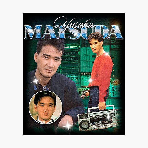 Item preview, Yusaku Matsuda 90s Bootleg Style designed and sold by SurrealisticLeo.