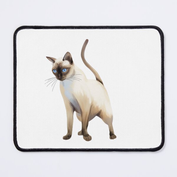 Item preview, Siamese Cat Portrait Art Watercolor designed and sold by kojinho.