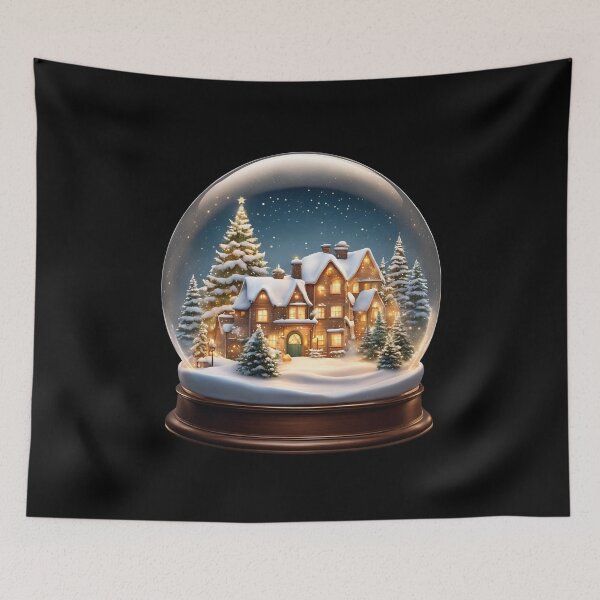 Item preview, Enchanted Winter in the Glass Ball designed and sold by Aquillashop.