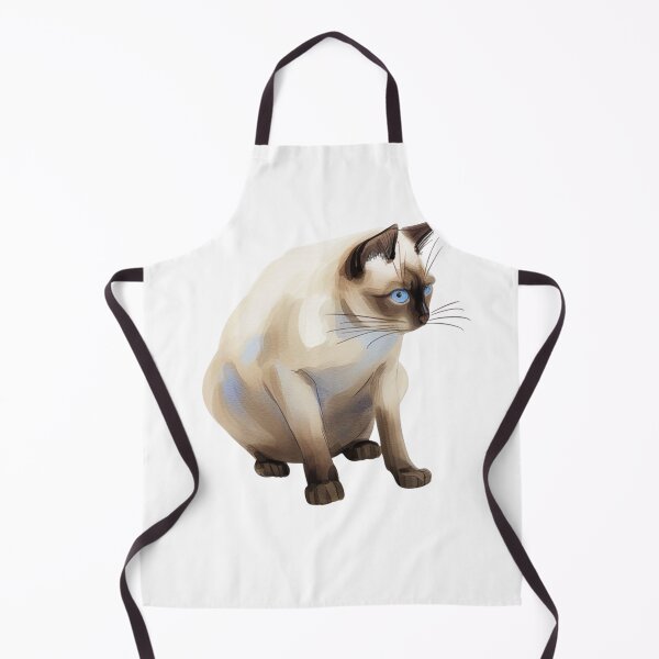Item preview, Siamese Cat Portrait Art Watercolor designed and sold by kojinho.