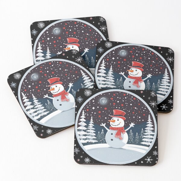 Item preview, Cheerful Snowman and Enchanted Winter designed and sold by Aquillashop.