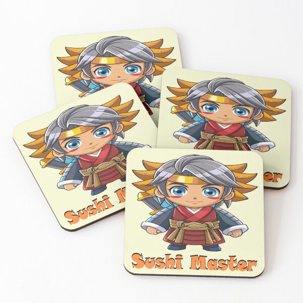 Item preview, Sushi Samurai Chibi Character designed and sold by AgarutanPrint.