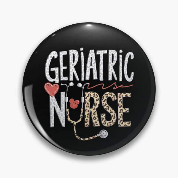 Item preview, Geriatric Nurse Appreciation with Leopard Print and Heart,For Mom,Nurse ,Sister designed and sold by love3617.