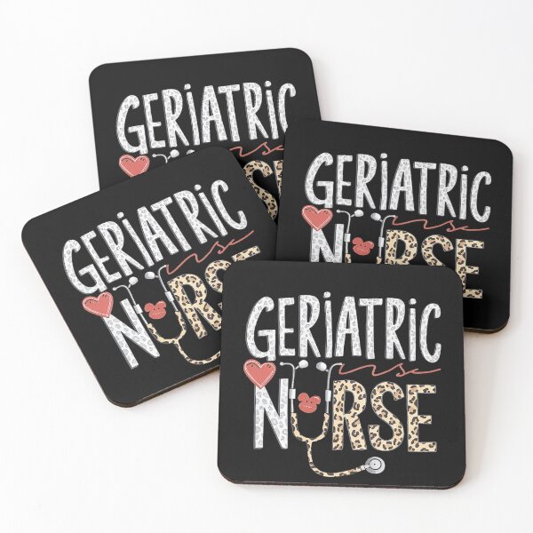 Item preview, Geriatric Nurse Appreciation with Leopard Print and Heart,For Mom,Nurse ,Sister designed and sold by love3617.