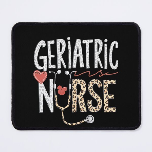 Item preview, Geriatric Nurse Appreciation with Leopard Print and Heart,For Mom,Nurse ,Sister designed and sold by love3617.