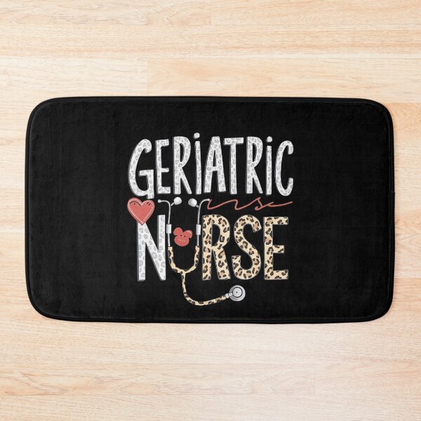 Item preview, Geriatric Nurse Appreciation with Leopard Print and Heart,For Mom,Nurse ,Sister designed and sold by love3617.