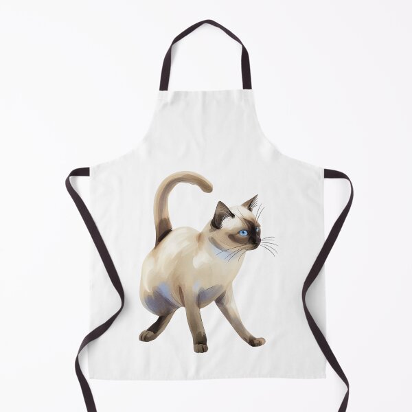 Item preview, Elegant Siamese Cat Watercolor Art designed and sold by kojinho.