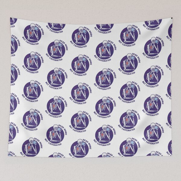 Item preview, Dead inside but caffeinated designed and sold by designing01Ar3.