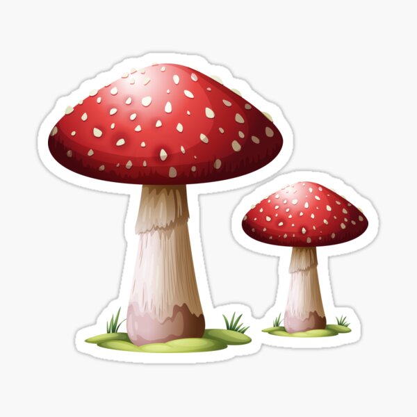 Fliegenpilz Sticker