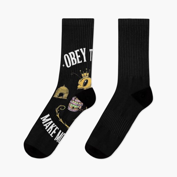 Item preview, Obey the Bees - Make More Mead with Royal Honeybee Design designed and sold by love3617.