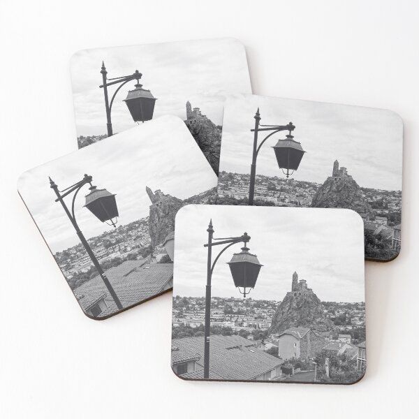 Item preview, Puy-en-Velay Historic French Town Landscape - Camino de Santiago designed and sold by CarolinaReina.