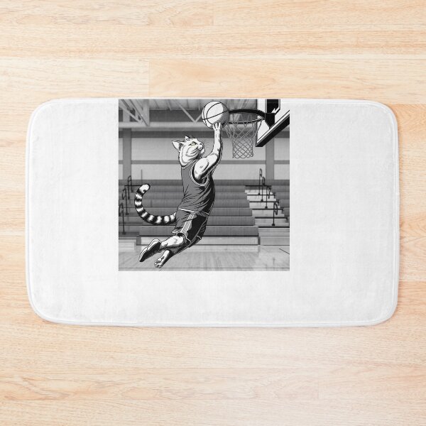 Item preview, funny Cat play basketball  designed and sold by Luckyart5.