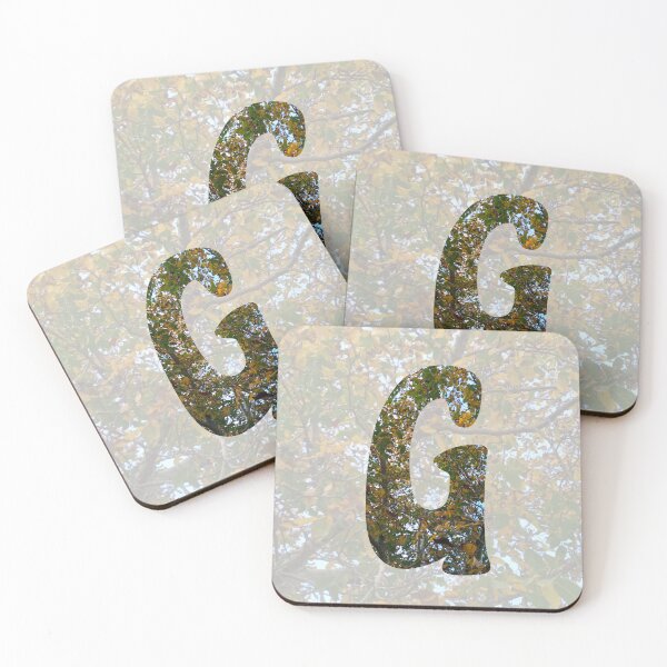 Artikelvorschau, Fettgedruckter Buchstabe „G“ – Herbstliches Walnussbaum-Design :) entworfen und verkauft von Myriel-Myriel.