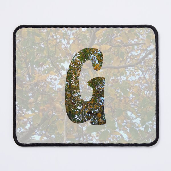 Item preview, Bold Letter ' G ' - Autumn Walnut Tree Design :) designed and sold by Myriel-Myriel.