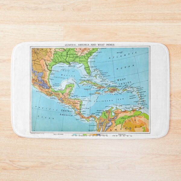 Item preview, Caribbean / West Indies of Old restored map. designed and sold by JonDelorme.