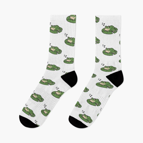 Item preview, Sleepin Frog On a Leaf designed and sold by MonkiFlipp.