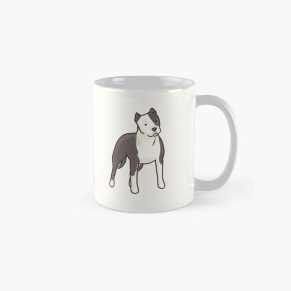 Artikel-Vorschau von Cartoon-Amstaff-Hund, designt und verkauft von Artofmayara.