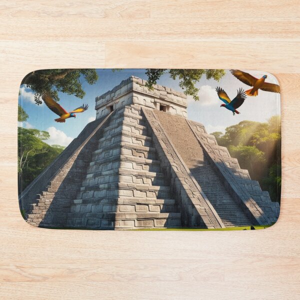 Item preview, Mayan Temple Hidden in the Jungle designed and sold by lollypopstore.