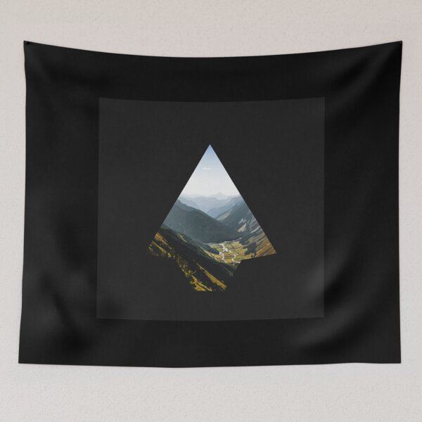 Item preview, Triangle with mountains view in West Virginia happy cute romantic for thanksgiving gifts  designed and sold by thankful-loco.