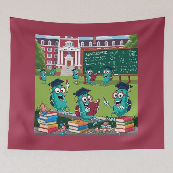 Item preview, Microbes Study at Harvard University designed and sold by AdoraSticks.