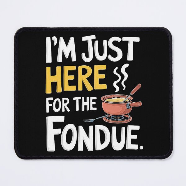 Item preview, Funny Fondue Lover Gift for Cheese and Foodie Fans designed and sold by love3617.