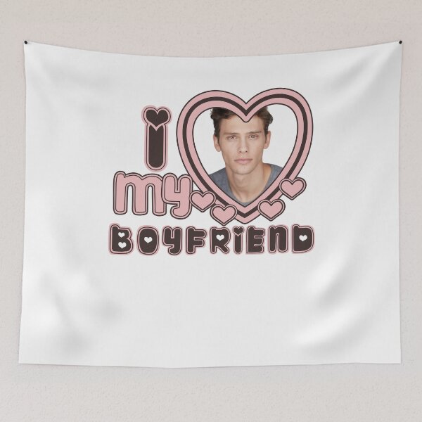 Item preview, I Love My Boyfriend Heart Actor designed and sold by EspressoCofeMa.