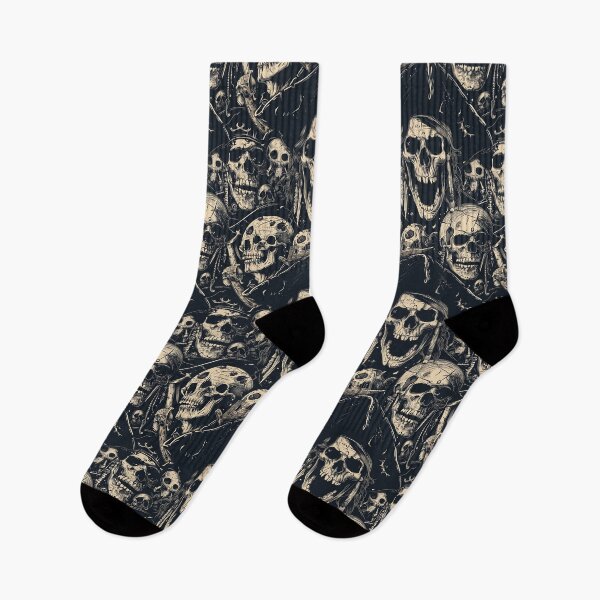 Item preview, Pirate Skulls Pattern for Skull Lover designed and sold by Ikaroots.