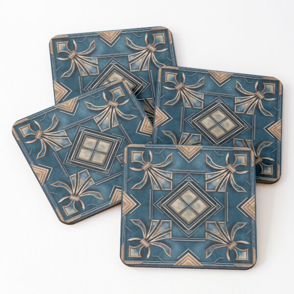 Item preview, Vintage Art Deco Fleur-de-lis  designed and sold by k9printart.