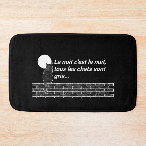 Item preview, La nuit c'est la nuit, tous les chats sont gris designed and sold by Tony Cisse.