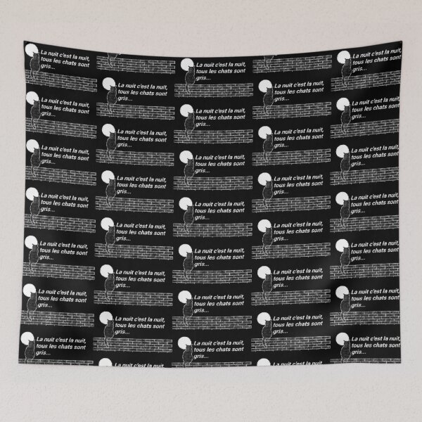 Item preview, La nuit c'est la nuit, tous les chats sont gris designed and sold by Tony Cisse.