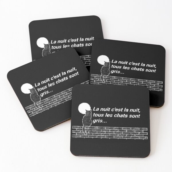 Item preview, La nuit c'est la nuit, tous les chats sont gris designed and sold by Tony Cisse.