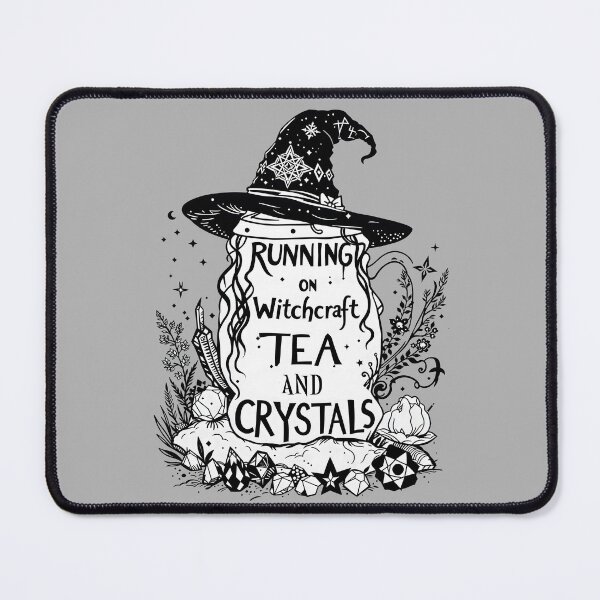 Item preview, Running on witchcraft, tea and crystals designed and sold by blackbean21.