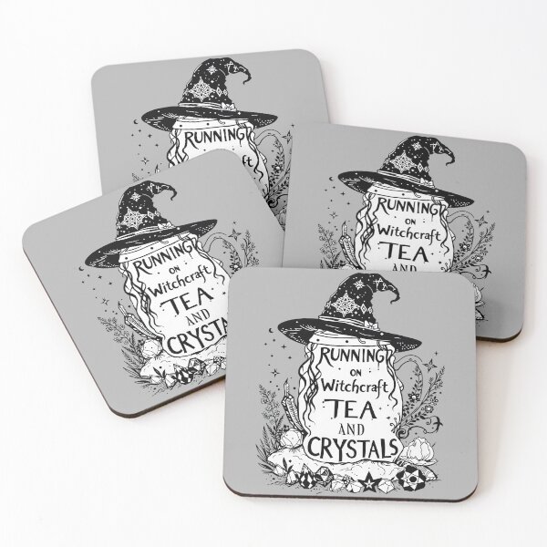 Item preview, Running on witchcraft, tea and crystals designed and sold by blackbean21.