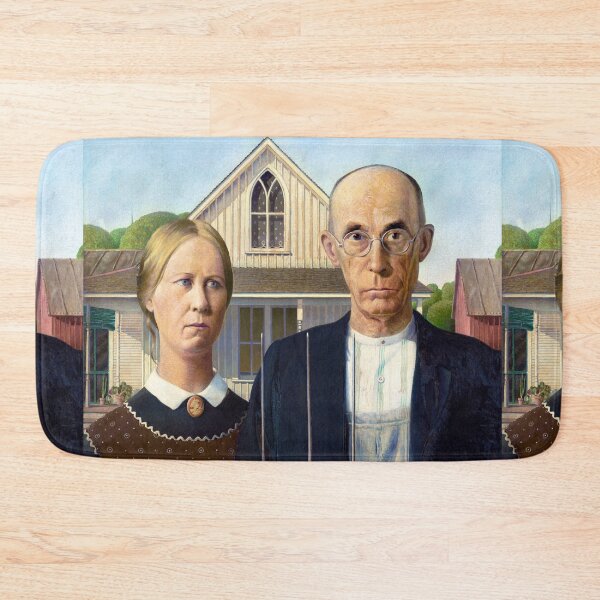 Item preview, American Gothic - Grant Wood designed and sold by Vintage Designs +.
