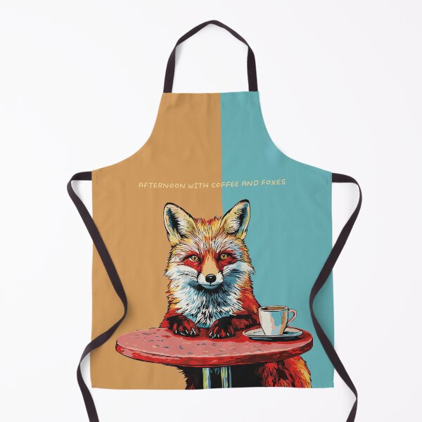 Item preview, Afternoon with coffee and foxes. designed and sold by GagamellGray.