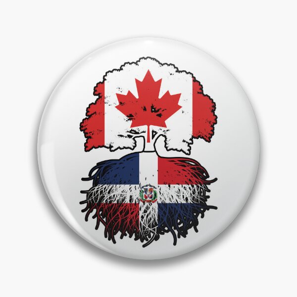 Item preview, Dominican Republic Dominican Canadian Canada Tree Roots Flag designed and sold by FlagX.