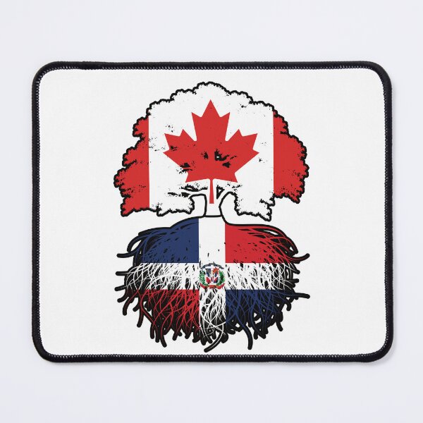 Item preview, Dominican Republic Dominican Canadian Canada Tree Roots Flag designed and sold by FlagX.