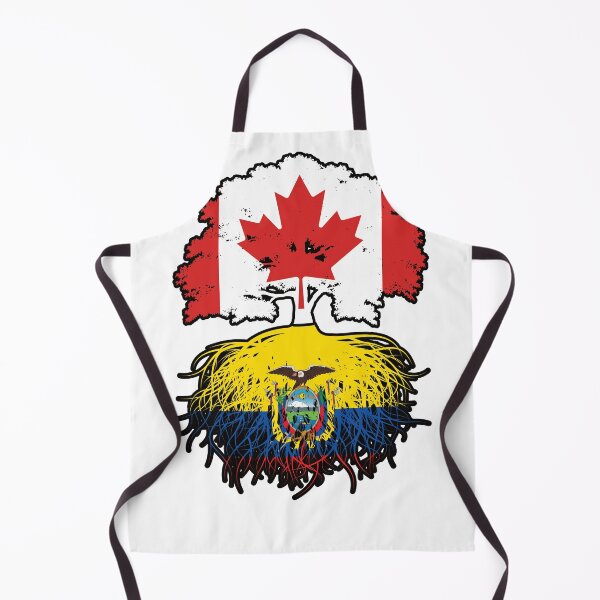 Item preview, Ecuador Ecuadorian Canadian Canada Tree Roots Flag designed and sold by FlagX.