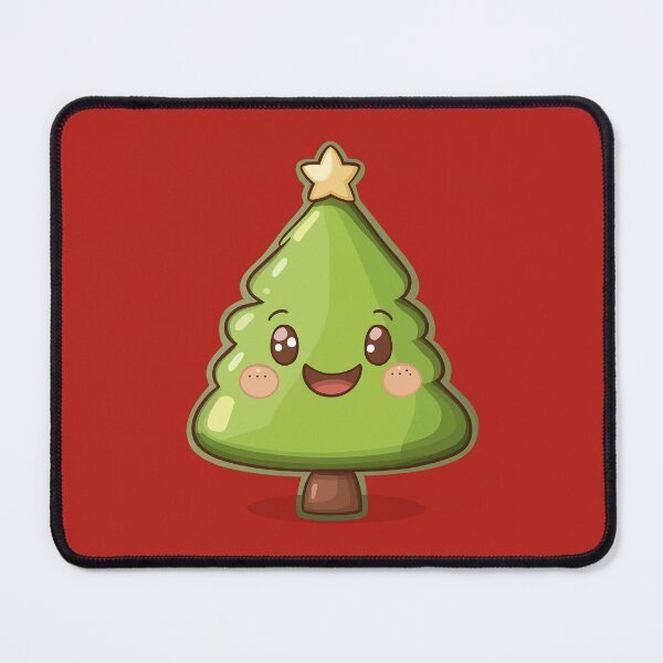 Item preview, Cute Christmas Tree T-Shirt on Red Background designed and sold by SpoonToonCnt.