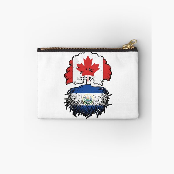 Item preview, El Salvador Salvadoran Canadian Canada Tree Roots Flag designed and sold by FlagX.