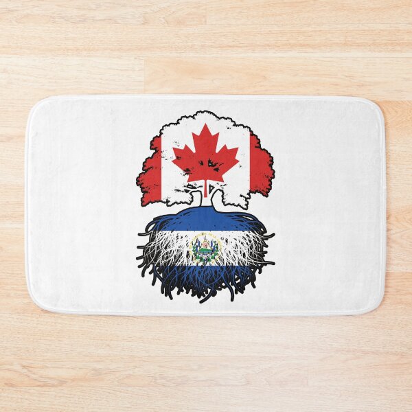 Item preview, El Salvador Salvadoran Canadian Canada Tree Roots Flag designed and sold by FlagX.