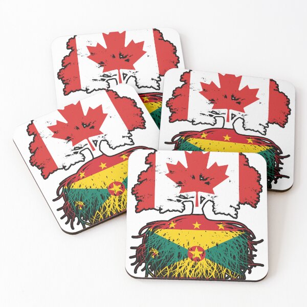 Item preview, Grenada Grenadian Canadian Canada Tree Roots Flag designed and sold by FlagX.
