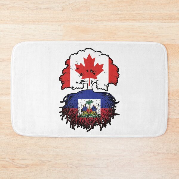 Item preview, Haiti Haitian Canadian Canada Tree Roots Flag designed and sold by FlagX.