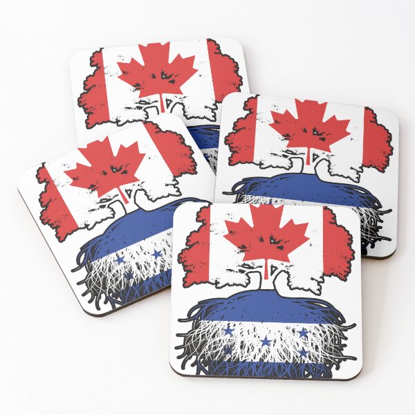 Item preview, Honduras Honduran Canadian Canada Tree Roots Flag designed and sold by FlagX.