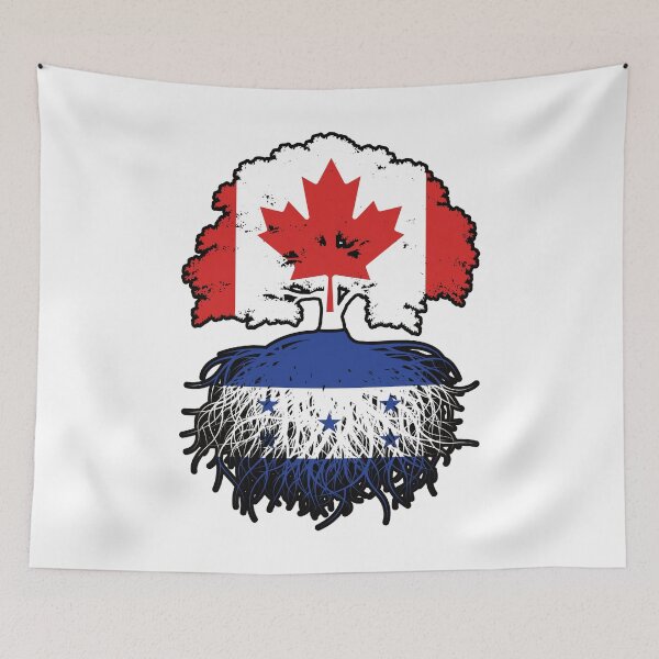 Item preview, Honduras Honduran Canadian Canada Tree Roots Flag designed and sold by FlagX.
